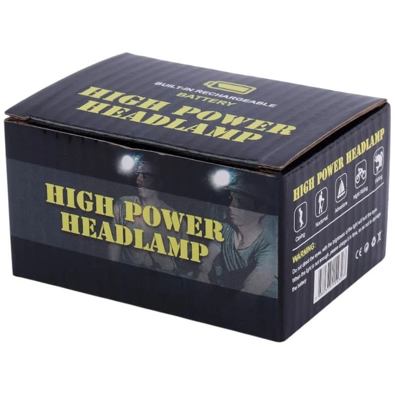 چراغ قوه پیشانی هدلایت شارژی High Power Head Lamp — تصویر ۱۰
