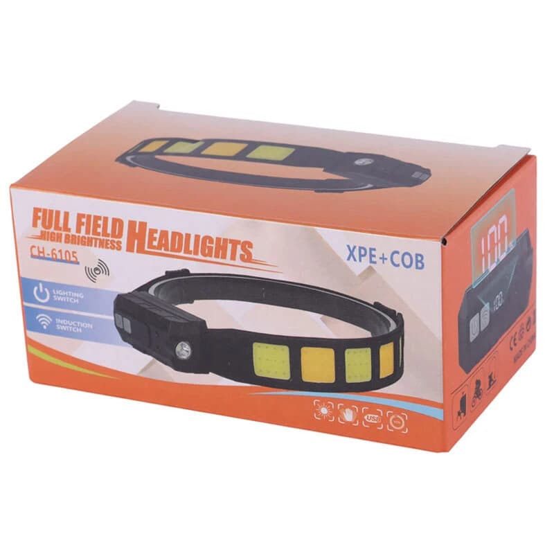 چراغ قوه پیشانی هدلایت شارژی H-6105 — تصویر ۱۰