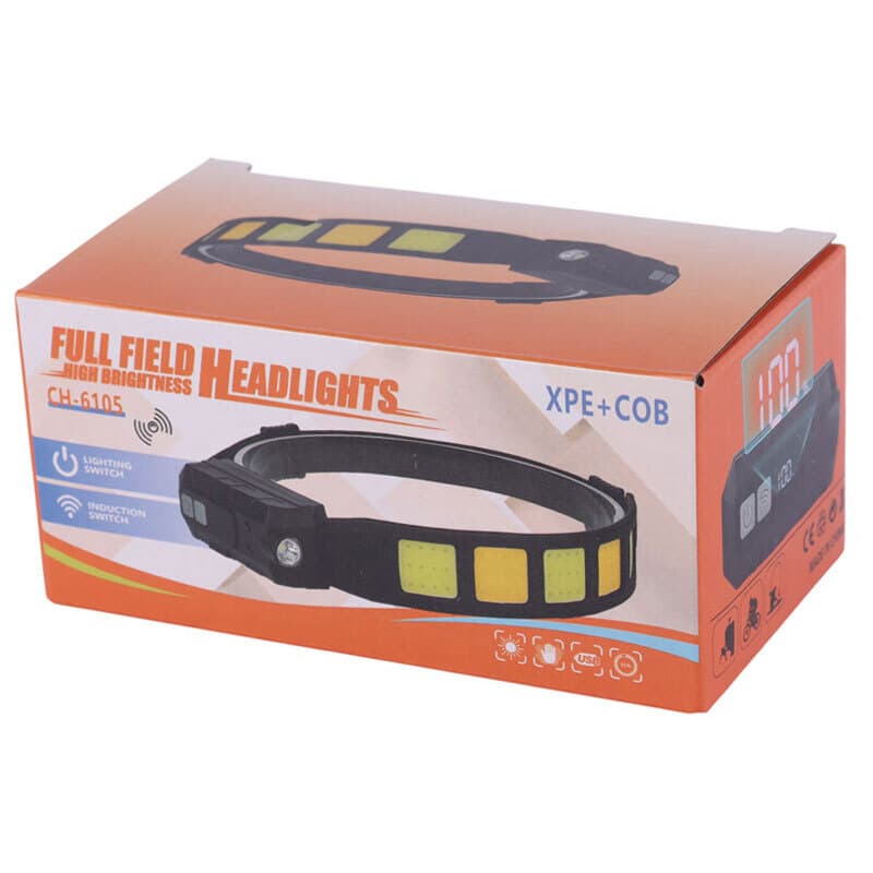 چراغ قوه پیشانی هدلایت شارژی H-6105 — تصویر ۲