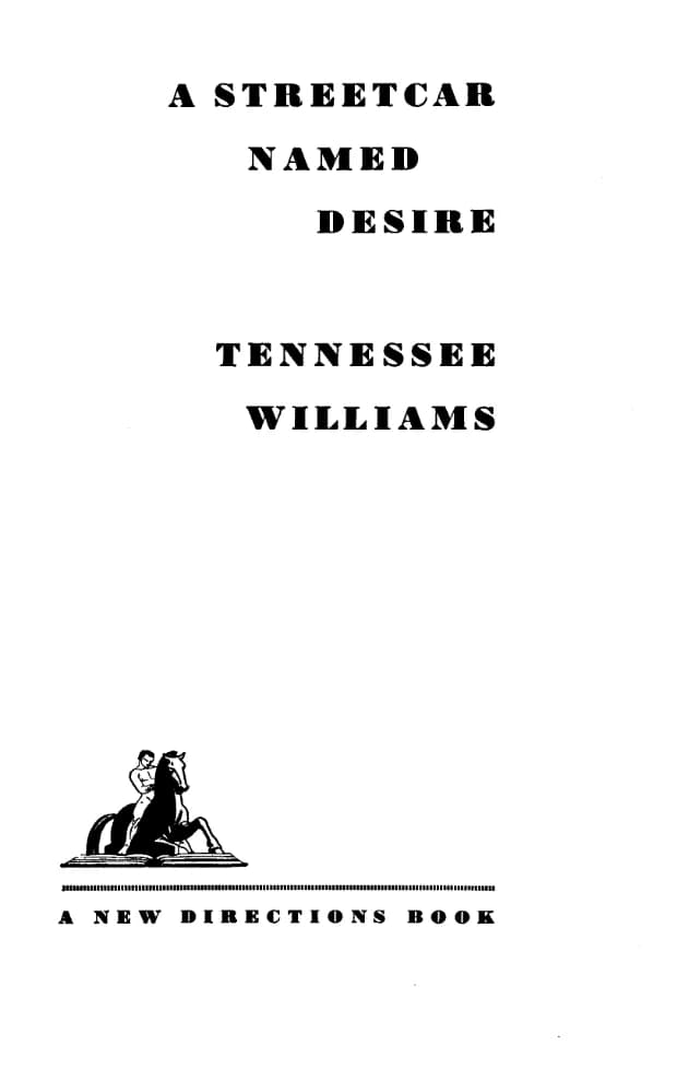 کتاب اتوبوسی به نام هوس (A Streetcar Named Desire) نسخه انگلیسی PDF | تنسی ویلیامز