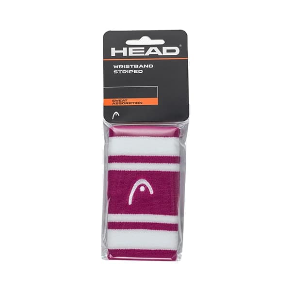 مچ‌بند هد Head Wristband Striped 5 – صورتی سفید