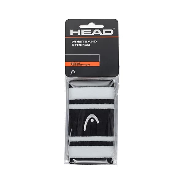 مچ‌بند هد Head Wristband Striped 5 – مشکی سفید