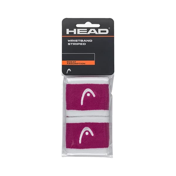 مچ‌بند هد Head Wristband Striped 2.5 – صورتی سفید