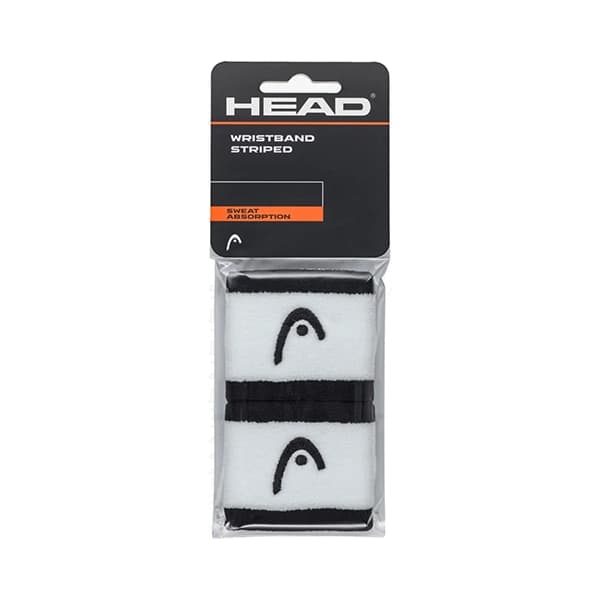مچ‌بند هد Head Wristband Striped 2.5 – سفید مشکی