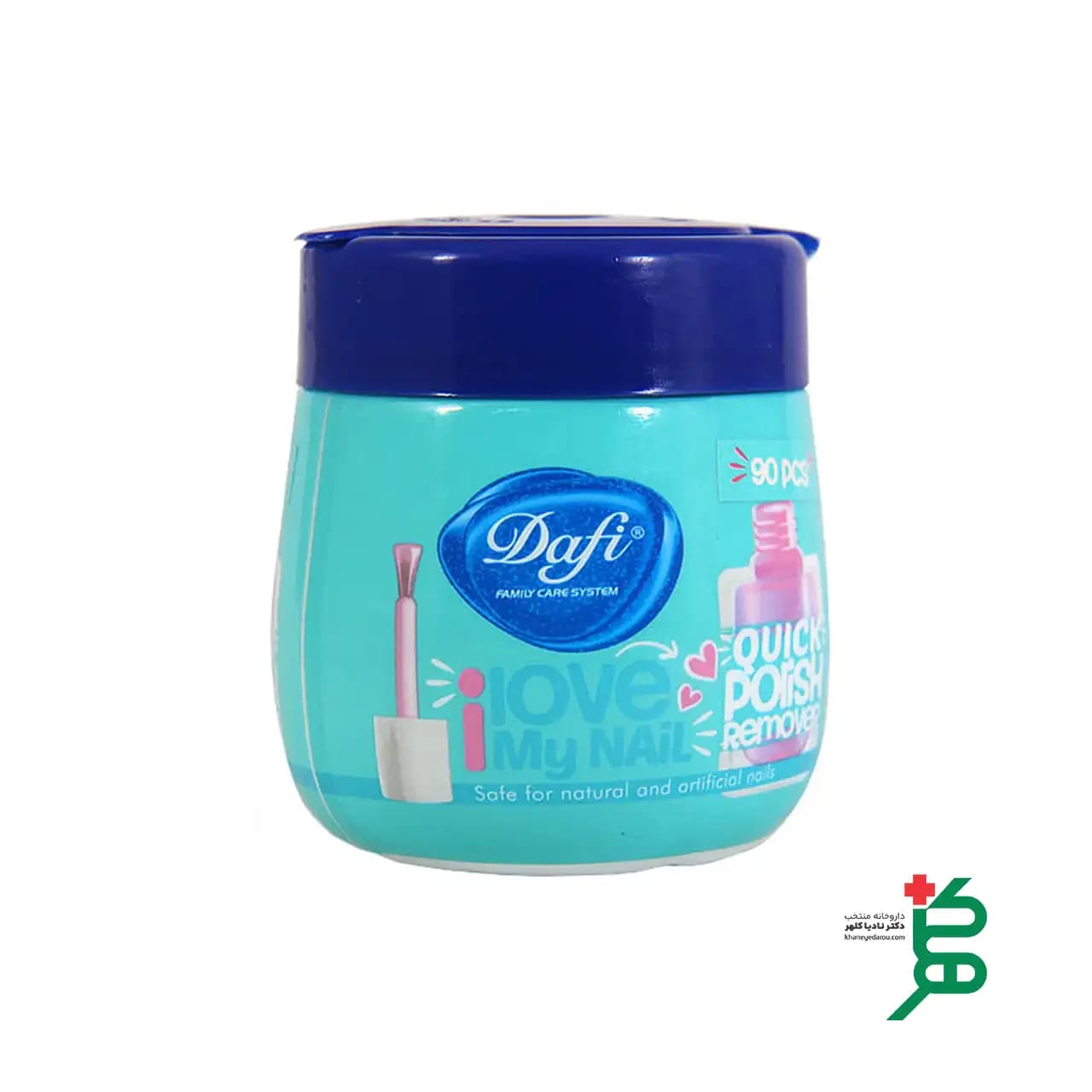 پد لاک پاک کن دافی کد 01 بسته 90 عددی — تصویر ۲