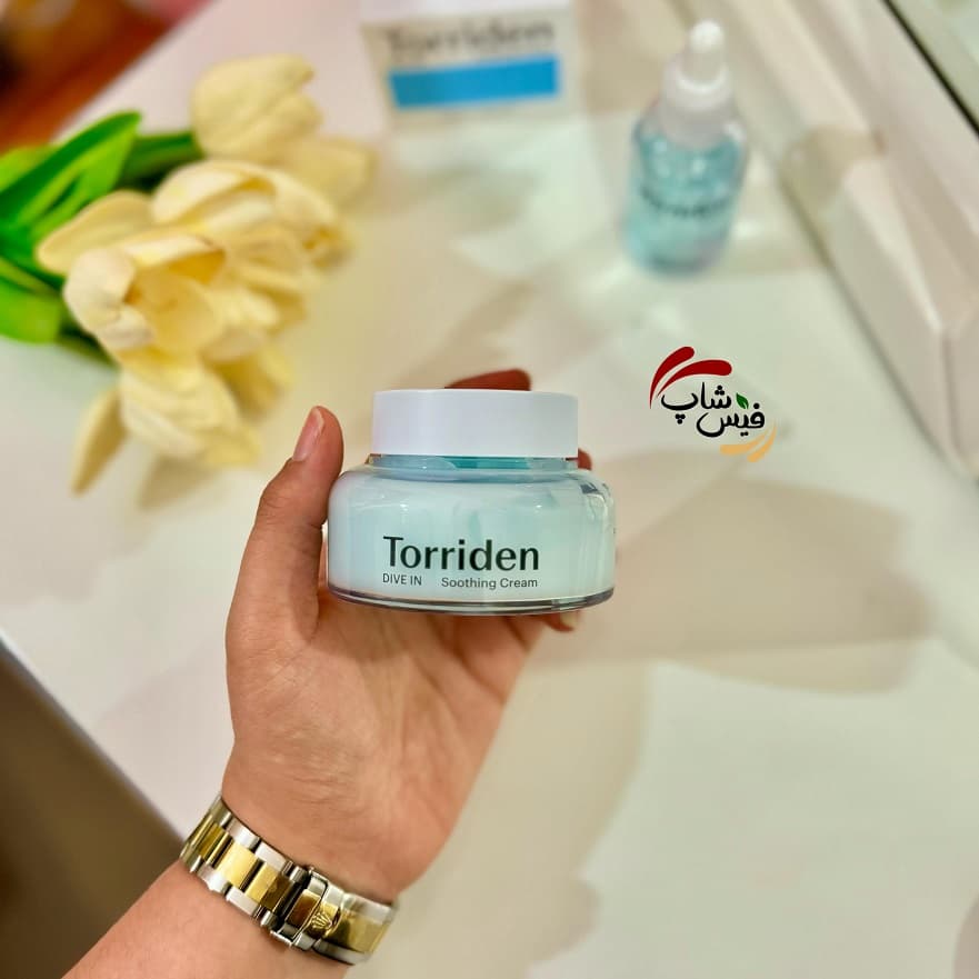 ژل کرم مرطوب کننده و تسکین دهنده هیالورونیک اسید توریدن Torriden DIVE-IN Soothing Cream