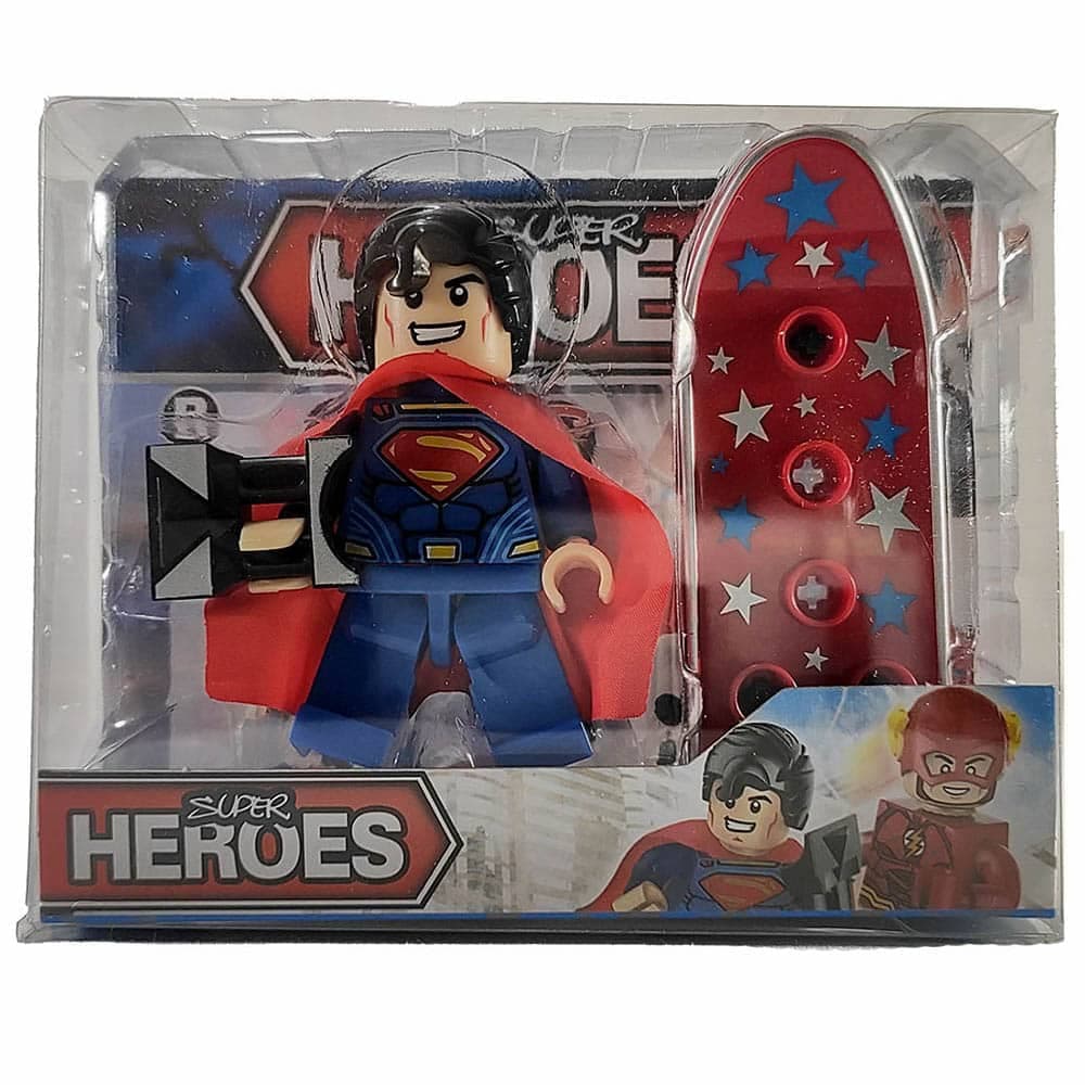 لگو بزرگ فیگوری سوپرمن Superman اسکیت دار