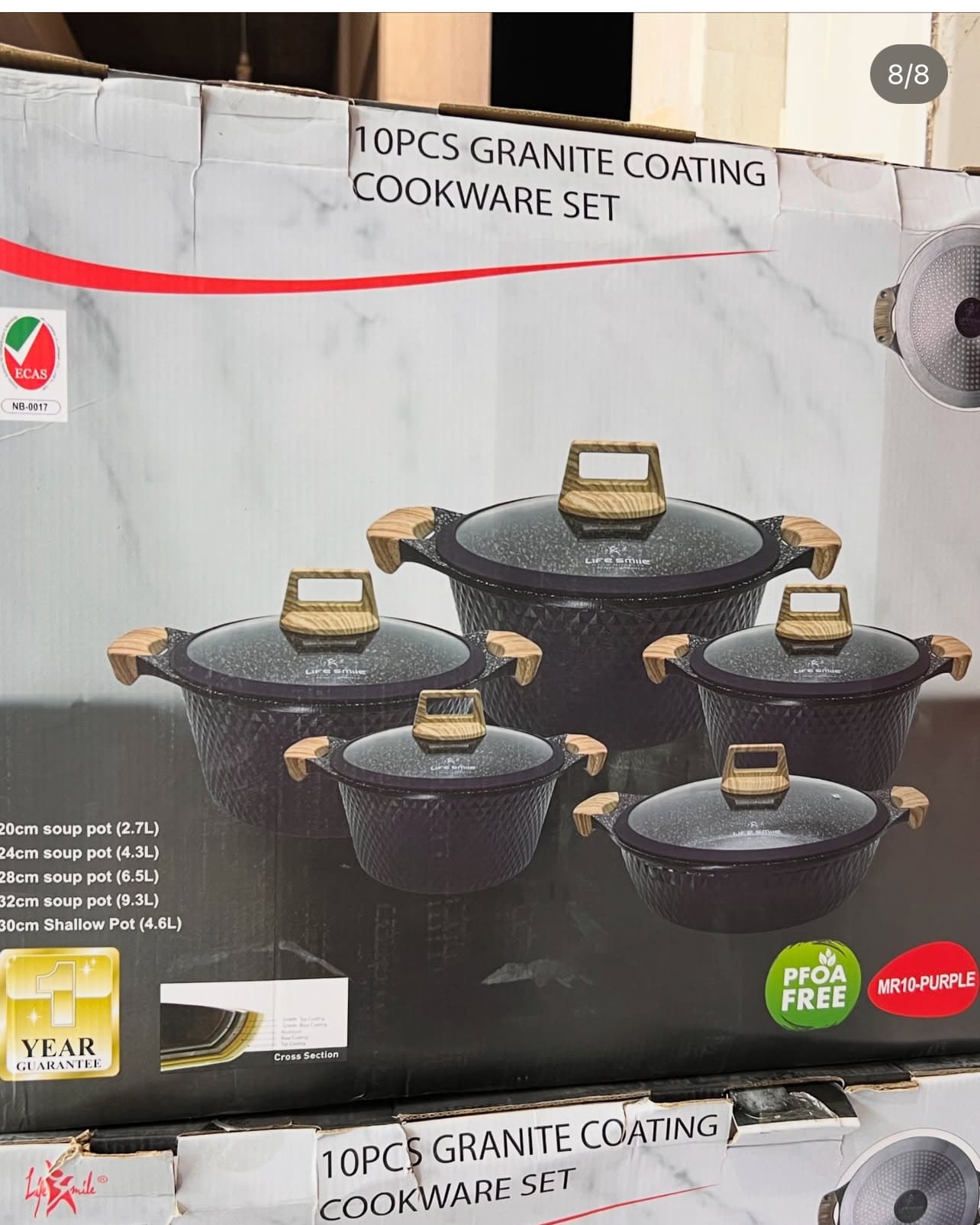 سرویس قابلمه10 پارچ لایف اسمایل طرح الماسی مدل MR-10 — تصویر ۶