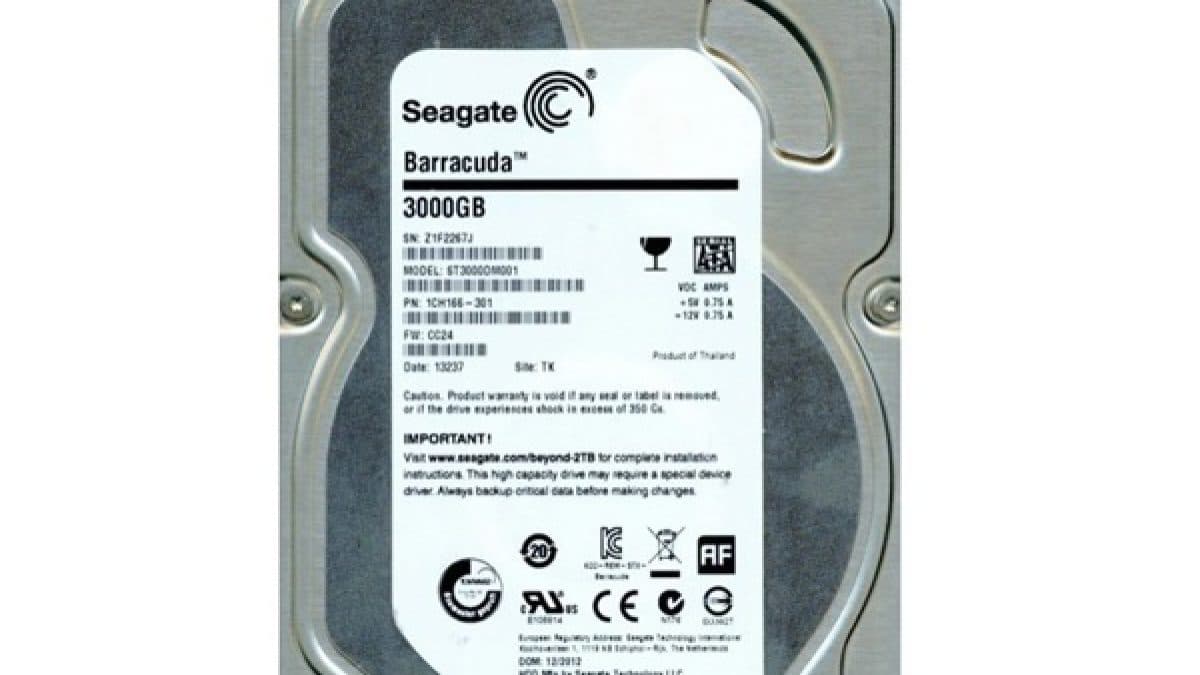 هارد دیسک استوک Seagate 3TB – مدل ST3000DM001 | HDD — تصویر ۴