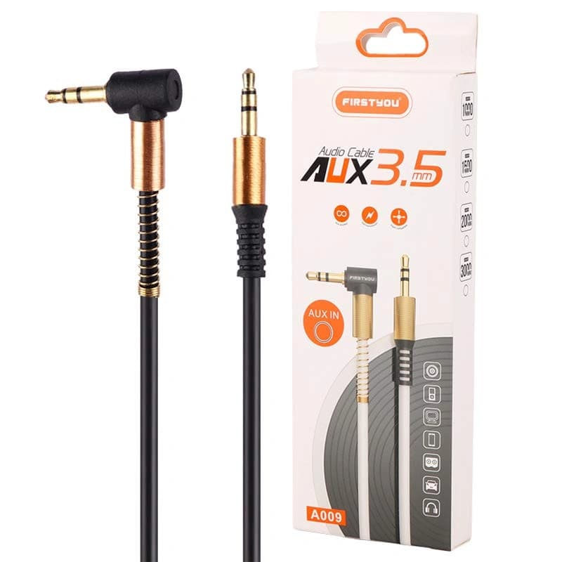 کابل AUX فرست یو A009 یکسر L طول 1 متر