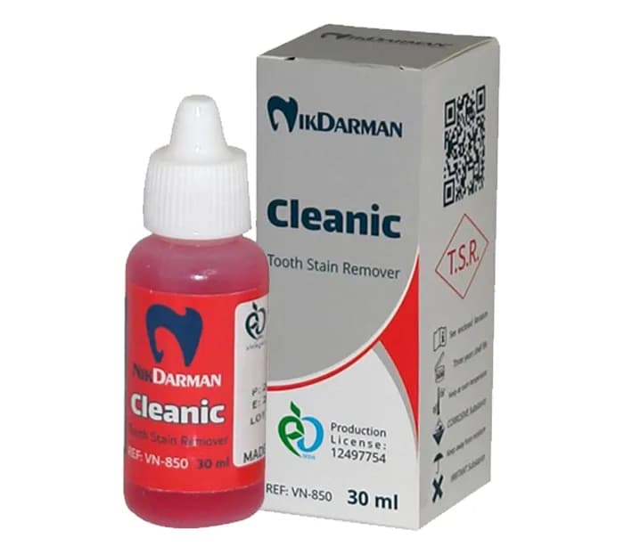 محلول لکه بر دندان Cleanic – نیک درمان
