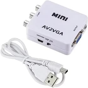 تبدیل AV به VGA دلتا مدل MINI با کابل صدا