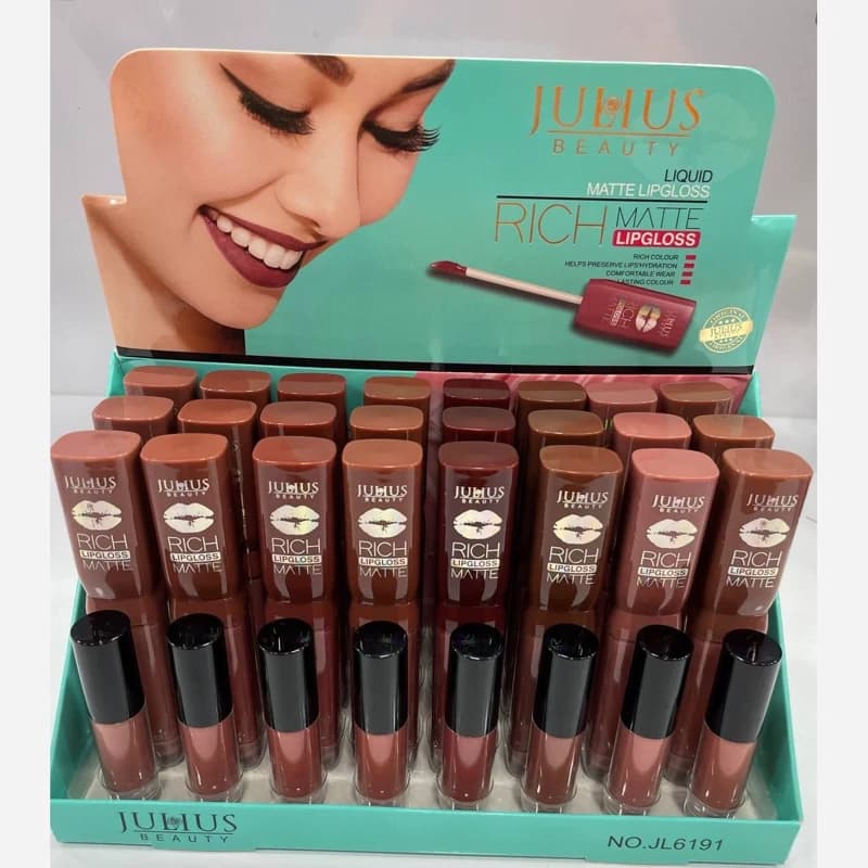 رژ لب مایع جولیوس مدل Rich Matte — تصویر ۴