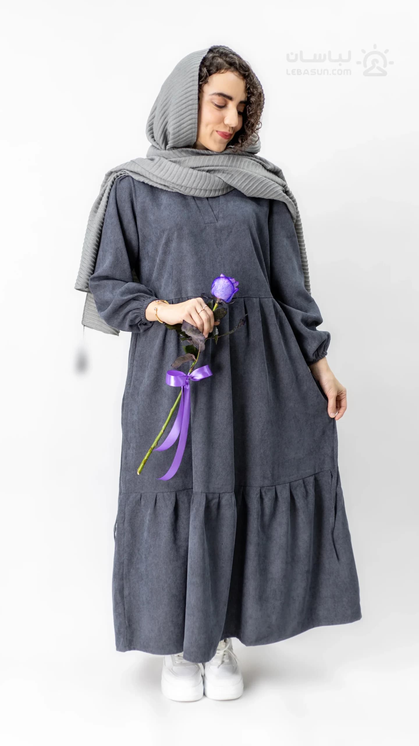 پیراهن بلند چیندار — تصویر ۸