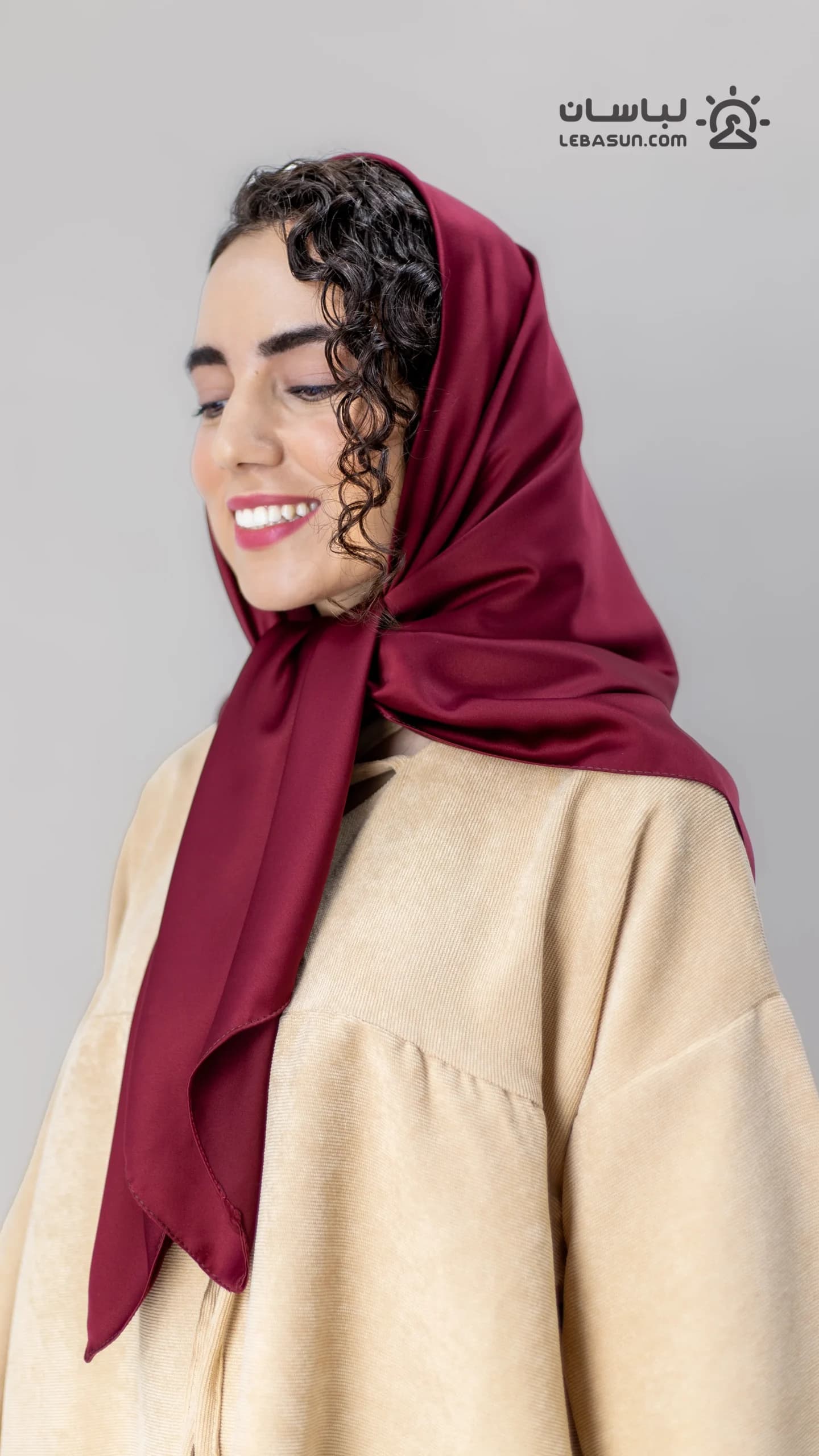 روسری ساتن ترک — تصویر ۲