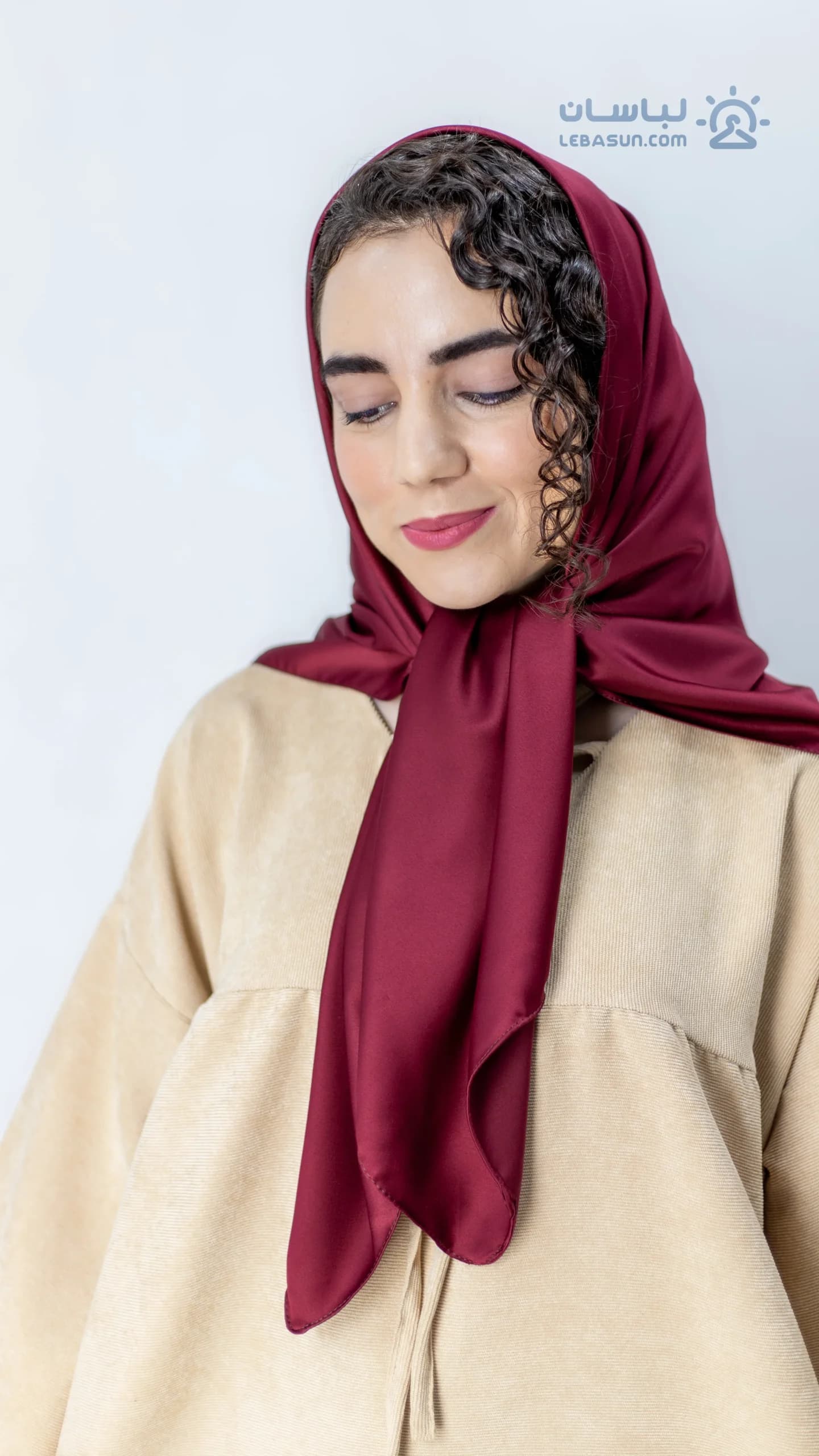 روسری ساتن ترک — تصویر ۸