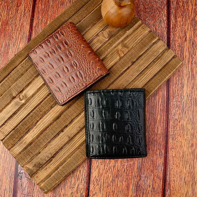 کیف پول کتابی پولخور شتر مرغی 250-33