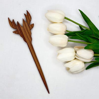 کانزاشی چوبی طرح گوزن