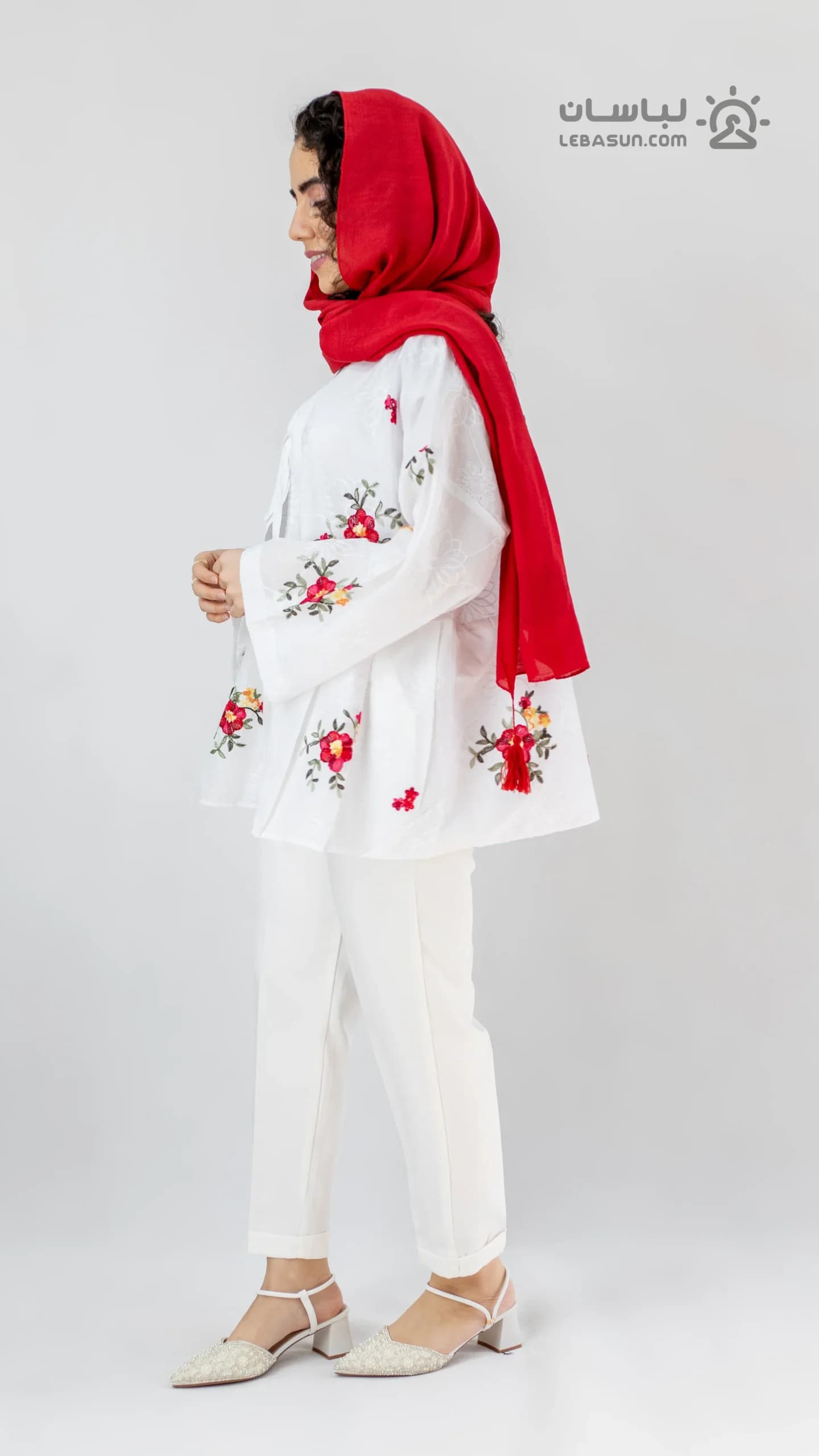مانتو پاپیونی سوگل 🌺🏵️ — تصویر ۴
