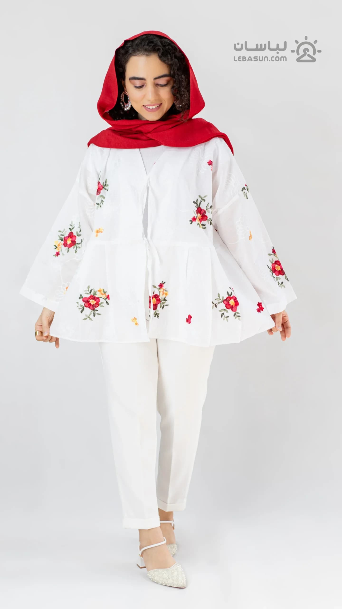 مانتو پاپیونی سوگل 🌺🏵️ — تصویر ۵