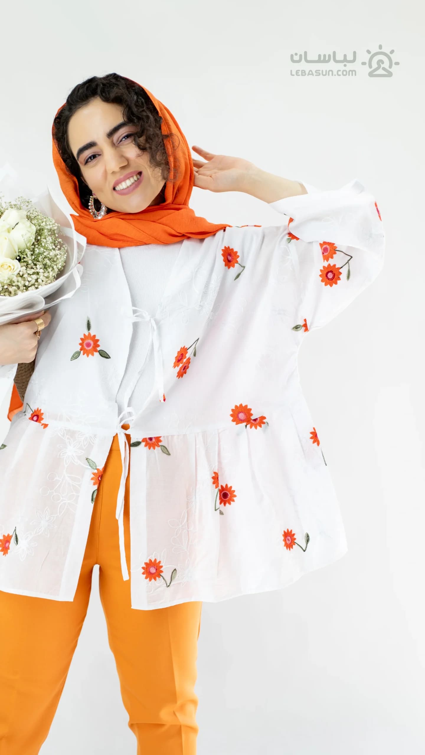 مانتو پاپیونی سوگل 🌺🏵️ — تصویر ۳