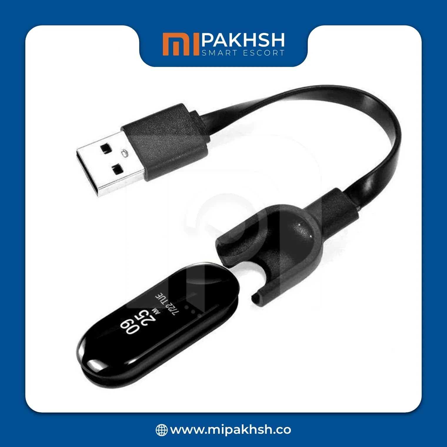 کابل شارژر مچ بند هوشمند شیائومی Miband 3