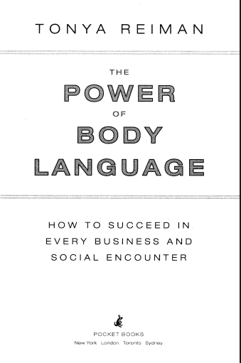 کتاب The Power of Body Language (قدرت زبان بدن) نسخه انگلیسی PDF | تونیا رایمن — تصویر ۴