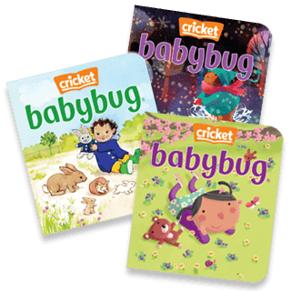 کتاب آموزشی انگلیسی Cricket Babybug (مجموعه ای از داستانهای کودکانه 3). ویژه کودکان. نسخه انگلیسی. پی دی اف.
