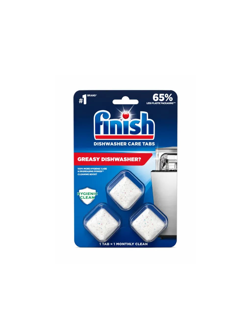 قرص جرم گیر و تمیز کننده ماشین ظرفشویی فینیش Finish بسته 3 عددی