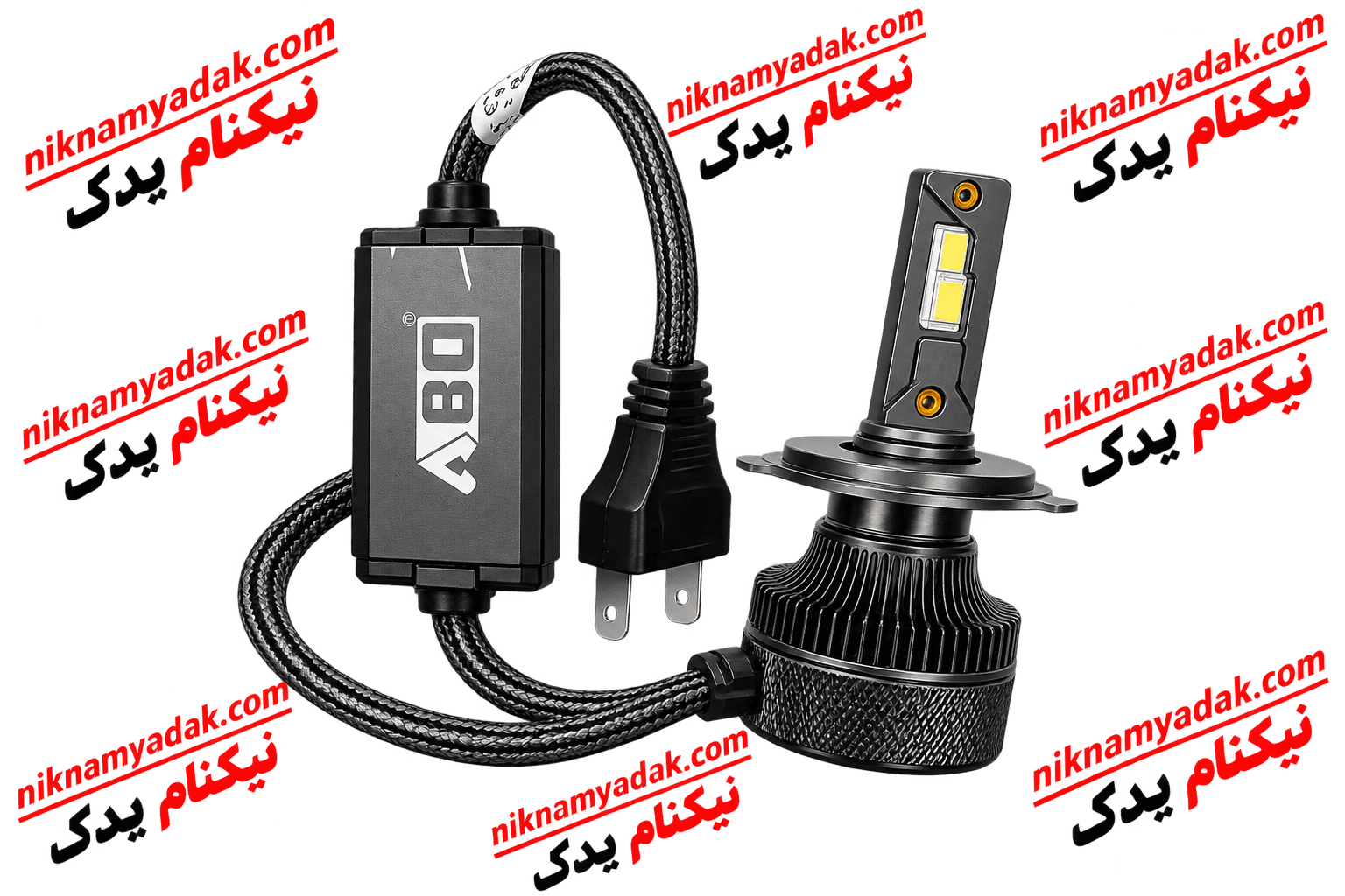 هدلایت A80K3/سه رنگ پایه H4