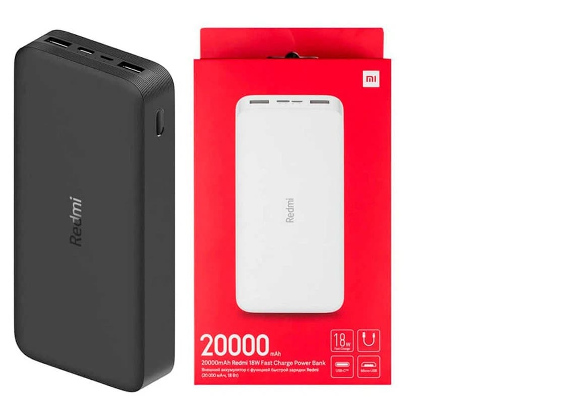 پاور بانک فست شارژ شیائومی Redmi PB200LZM 18W High Copy ظرفیت 20000 میلی آمپر ساعت گلوبال — تصویر ۲