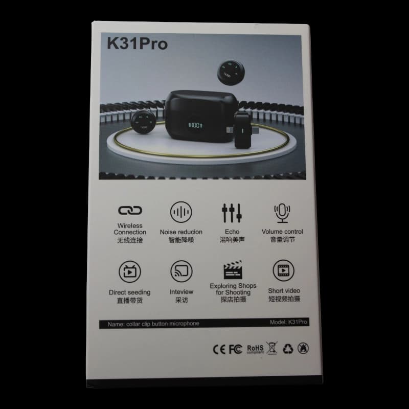 میکروفون بیسیم مدل K31 pro — تصویر ۴