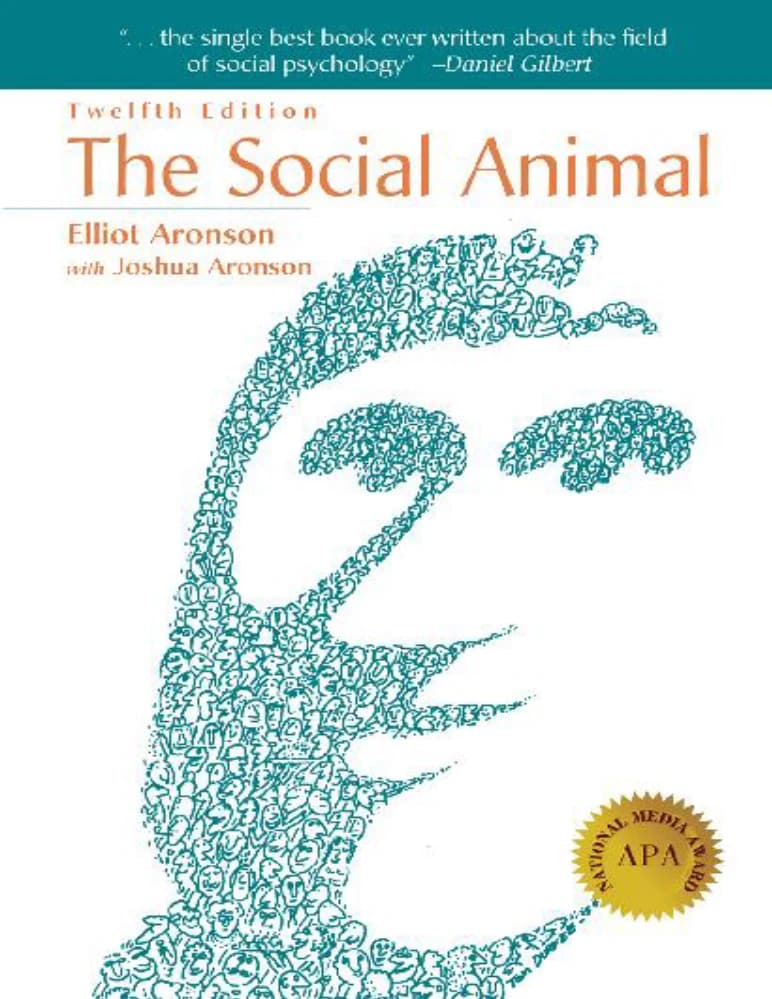 کتاب The Social Animal (حیوان اجتماعی) نسخه انگلیسی PDF | الیوت آرونسون، جاشوا آرونسون