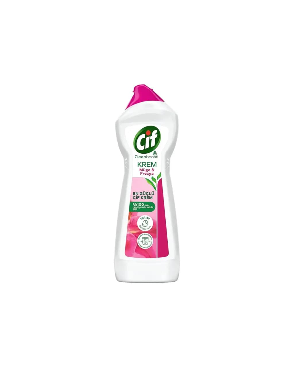 کرم تمیزکننده سیف Cif مدل گل فریزیا و موگه حجم ۵۰۰ میل