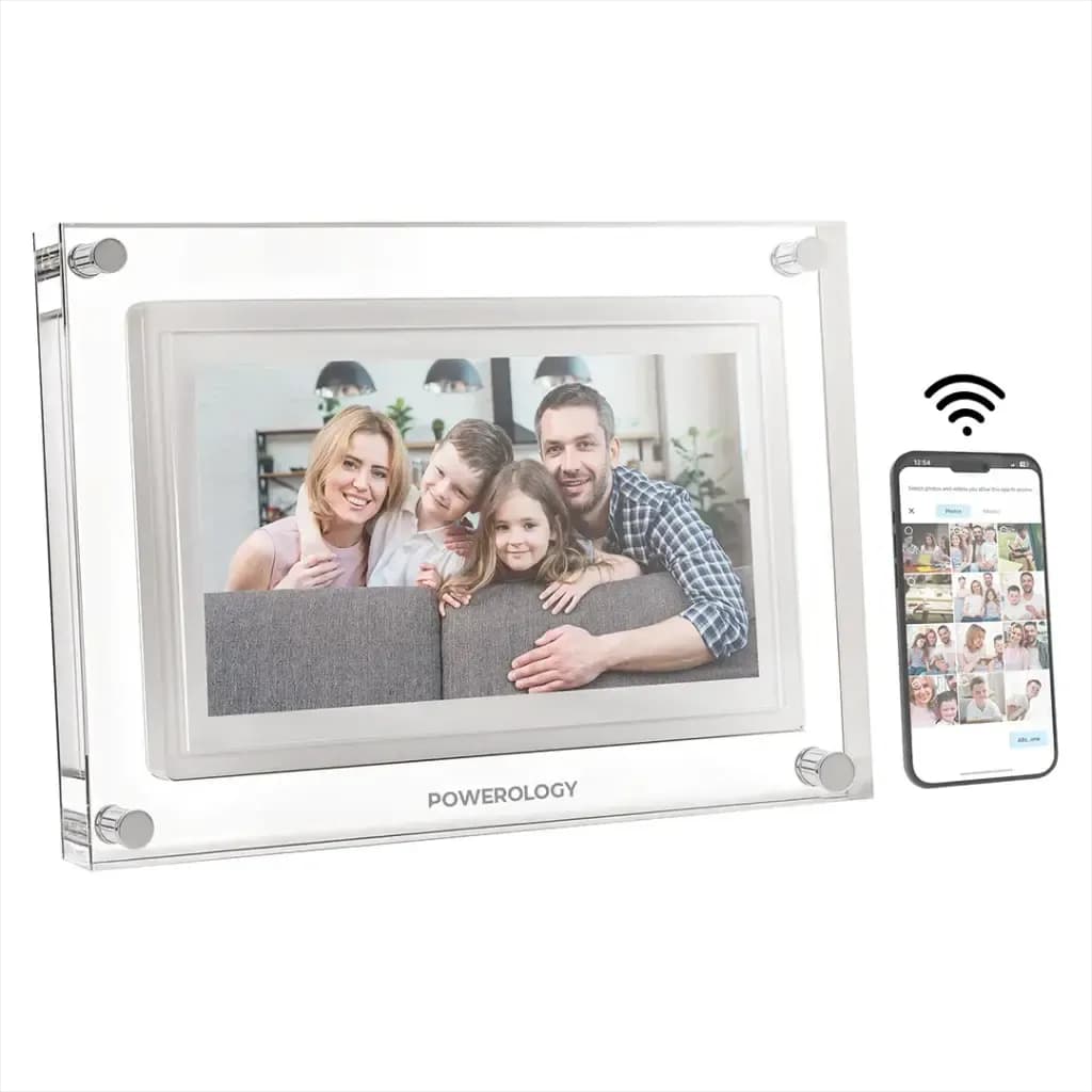 قاب عکس هوشمند پاورولوژی مدل Powerology 7” Smart Frame Digital Photo Display