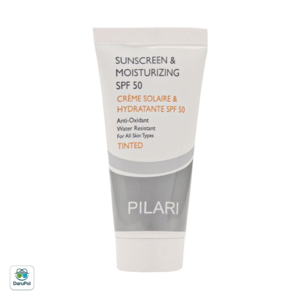 کرم ضد آفتاب و مرطوب کننده SPF 50 پیلاری مناسب انواع پوست
