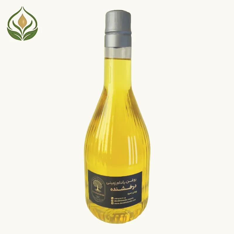 روغن بادام زمینی اصل و پرس سرد (۱۰۰٪ خالص و خوراکی) | دهکده ارگانیک درخشنده — تصویر ۲