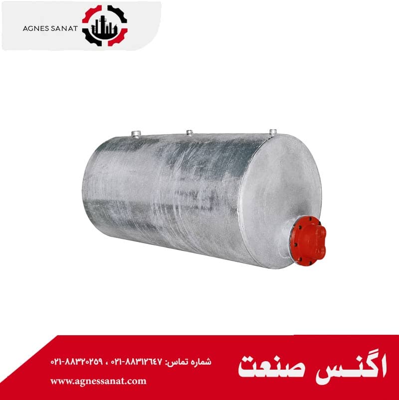منبع کوئل دار افقی 1500 لیتری گالوانیزه