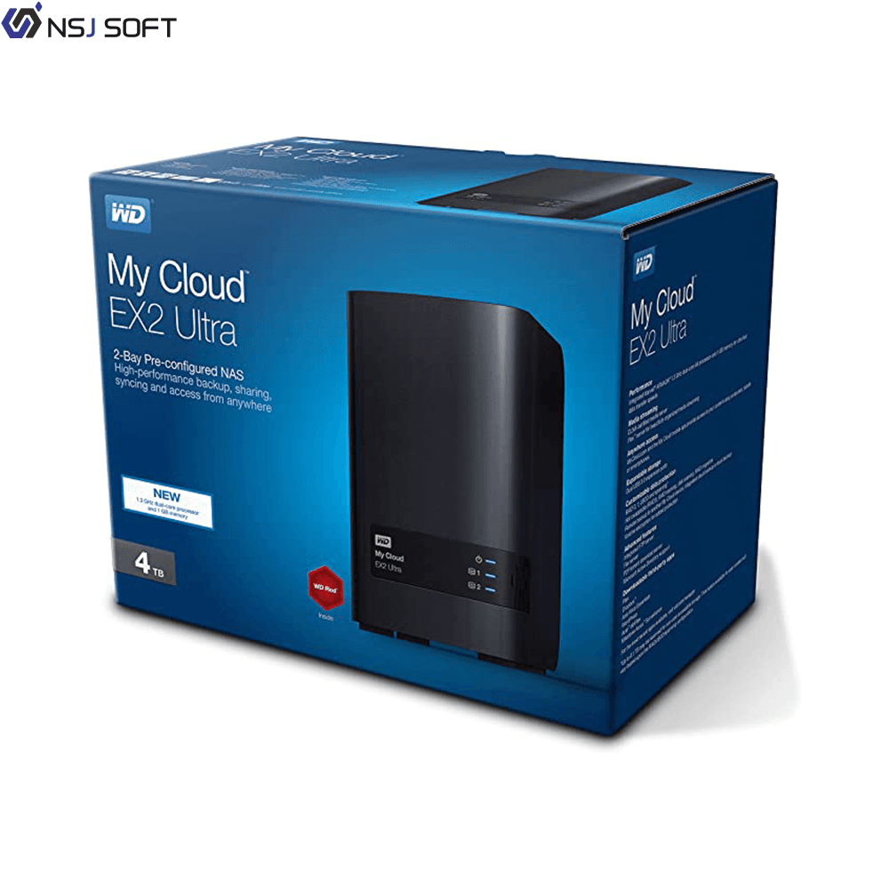 WD My Cloud EX2 Ultra – Black, 16TB ارسال از 20 روز کاری — تصویر ۴