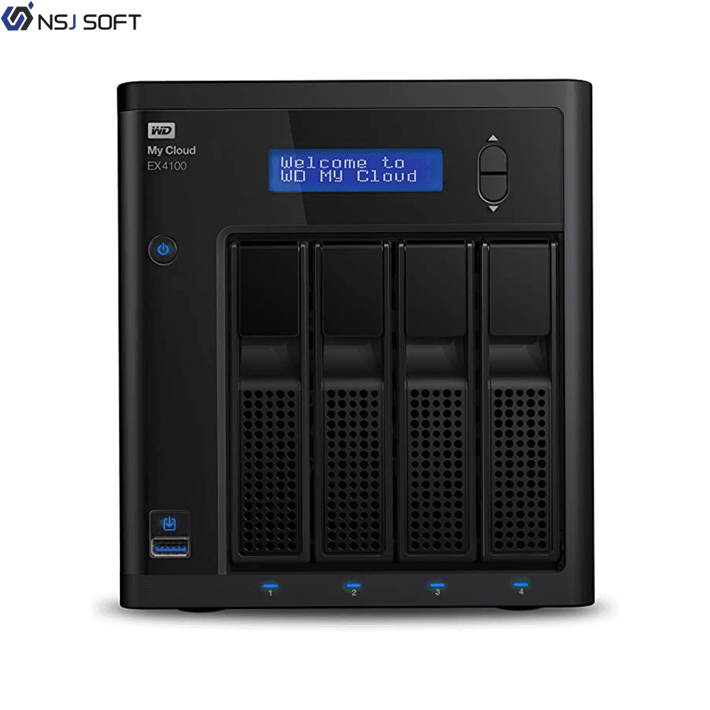 Wd Ex4100 My Cloud Expert Series – Black, 16TB ارسال از 20 روز کاری — تصویر ۳