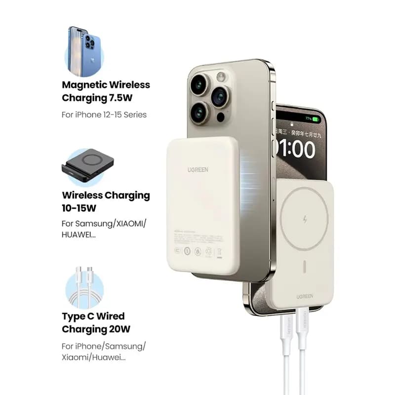 پاوربانک یوگرین مدل UGREEN PB560 — تصویر ۳
