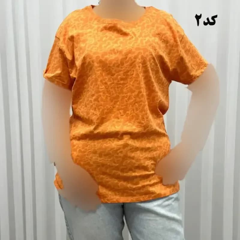 تیشرت پلنگی H&M سایزبندی کامل S تا XXXL آبرفت و رنگ رفت ندارد — تصویر ۳