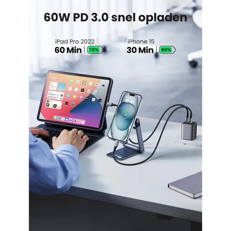 کابل شارژ یوگرین مدل UGREEN US261 — تصویر ۵