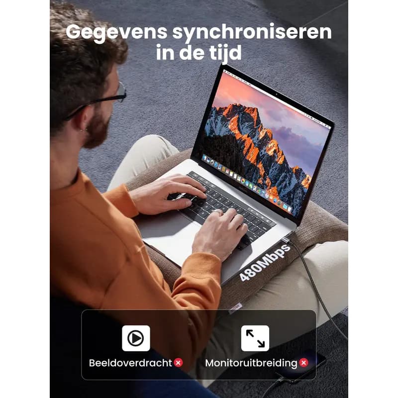 کابل شارژ یوگرین مدل UGREEN US261 — تصویر ۷