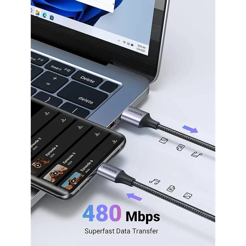 کابل شارژ یوگرین مدل UGREEN US288 — تصویر ۶