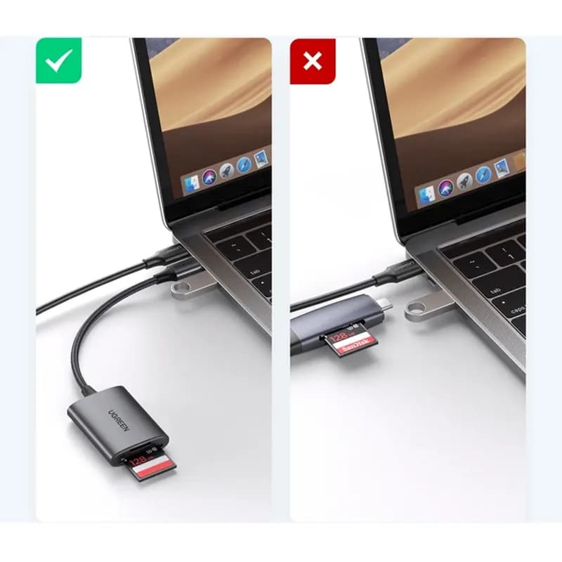 کارت ریدر یوگرین مدل UGREEN CM401 — تصویر ۴