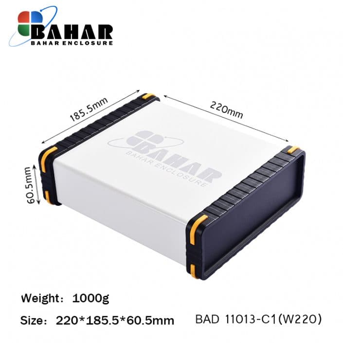 BAD 11013-C1(W220) جعبه آلومینیومی با پانل پلاستیکی
