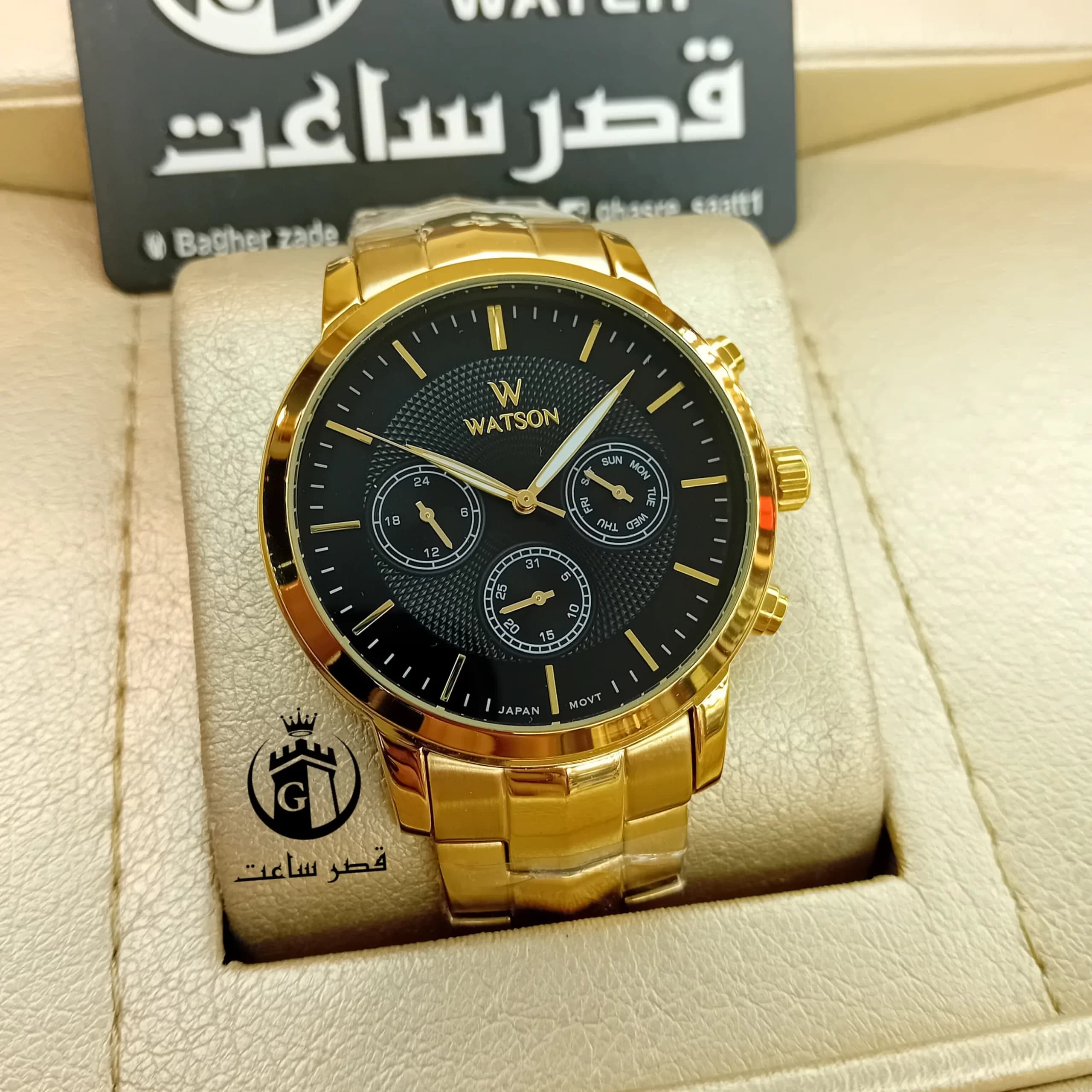 ساعت واتسون مردانه W 1186G در 4 رنگ — تصویر ۵