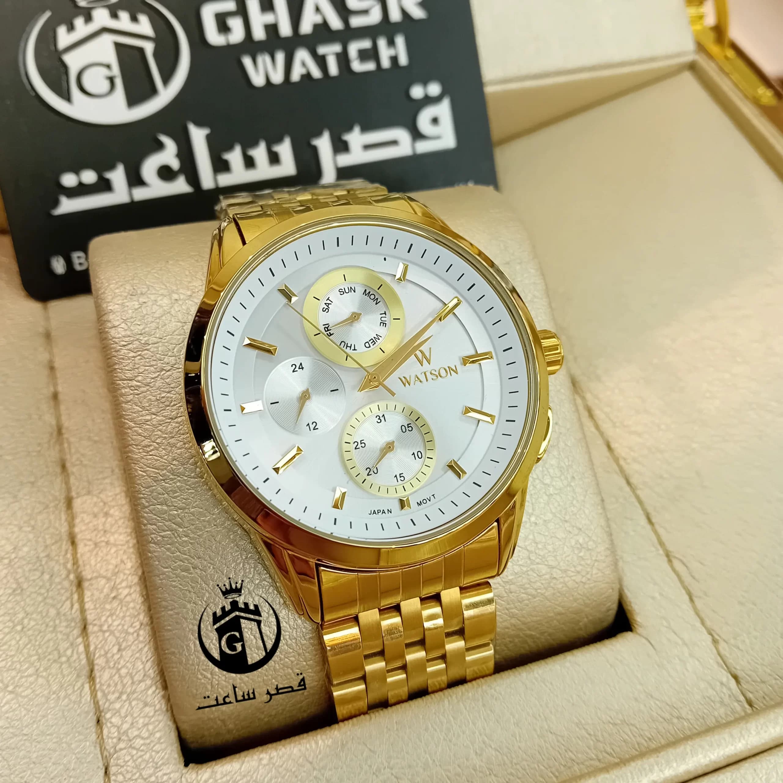 ساعت واتسون مردانه W 1138G در 4 رنگ — تصویر ۳