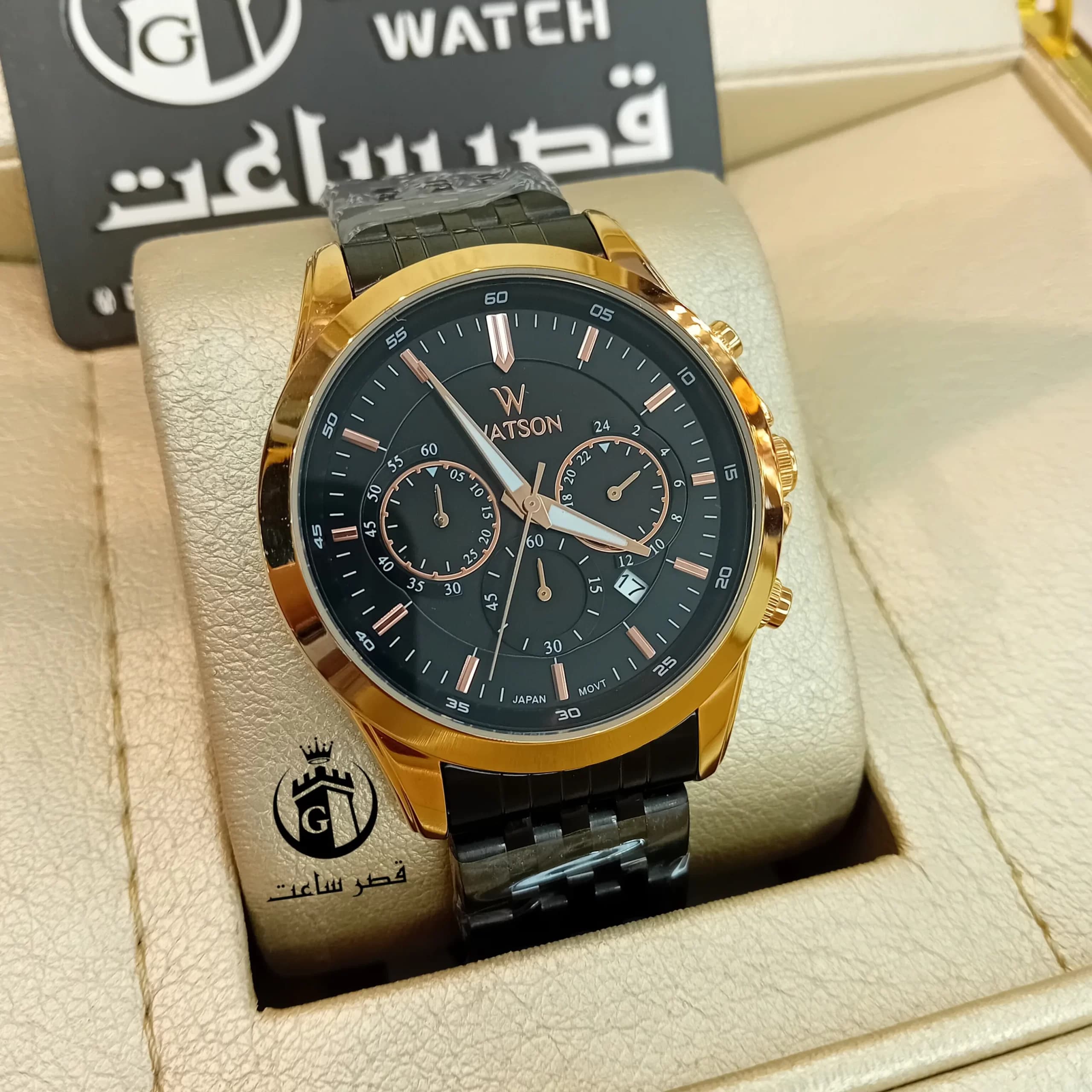 ساعت واتسون مردانه W 1165G و 2 رنگ — تصویر ۳